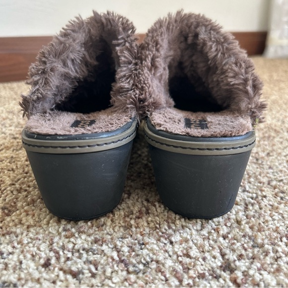 Crocs Cobbler Eva Women's Size 8 Brown Faux Fur Lined Clogs Mules Shoes (11552) - Picture 10 of 11